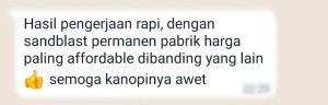 Testimoni Kanopi Kaca