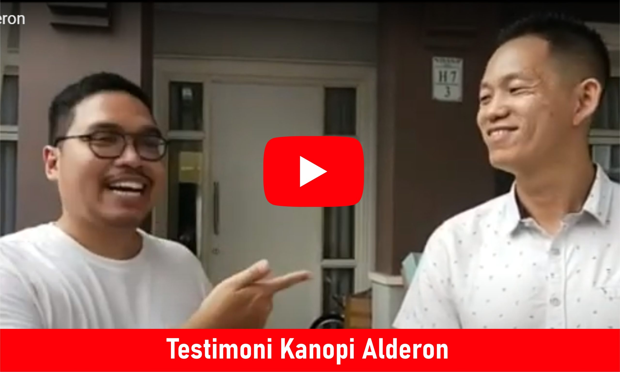 Kanopi Alderon Testimoni