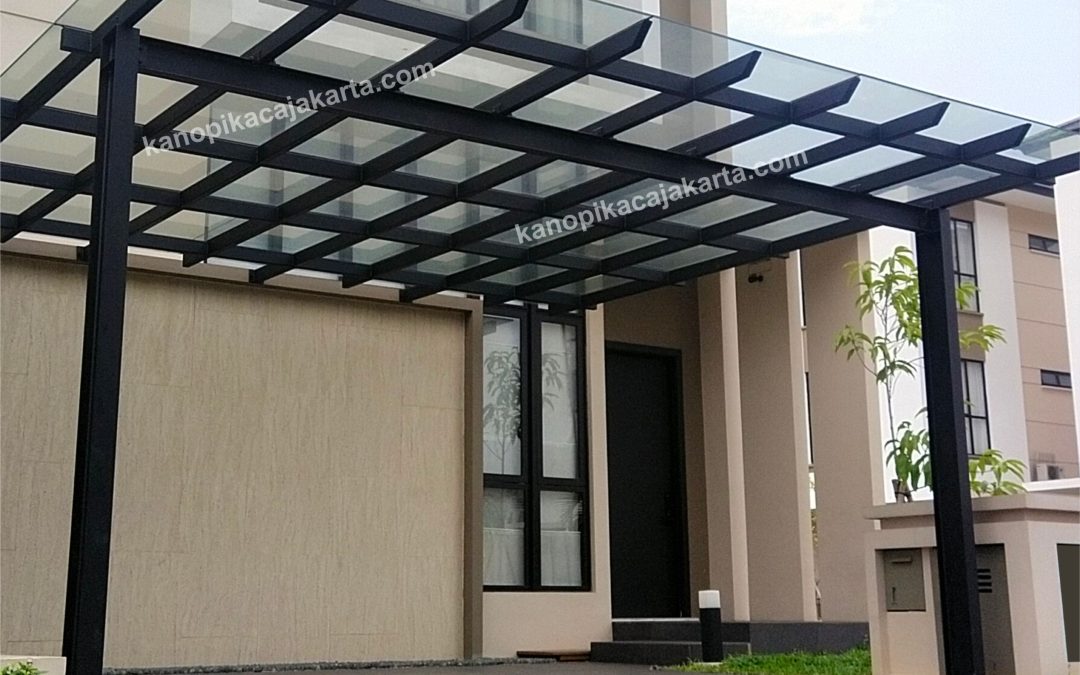 Kanopi Kaca Tempered 8 mm untuk Carport: Pilihan Tepat untuk Rumah yang Ingin Tampil Lebih Modern