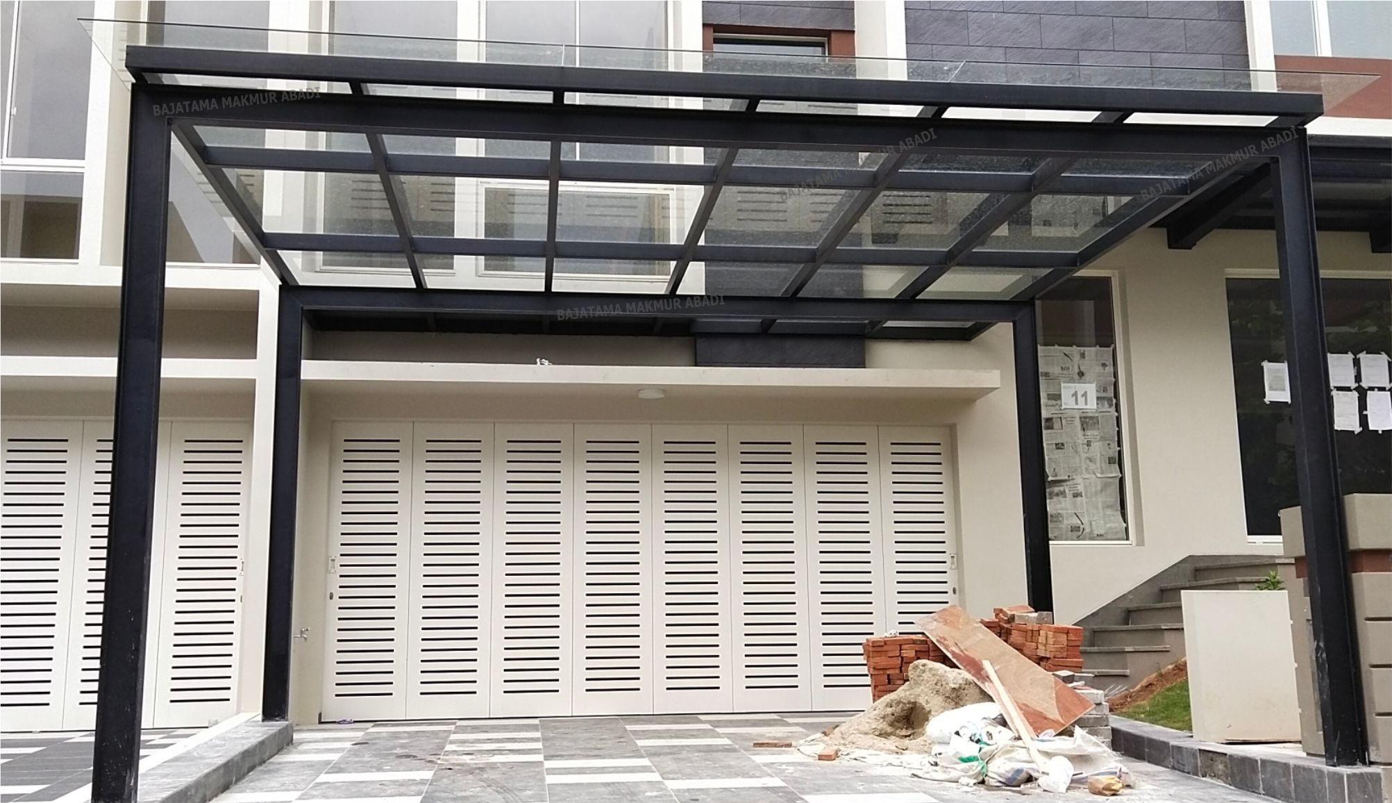 Jasa Kanopi Kaca Tempered BSD