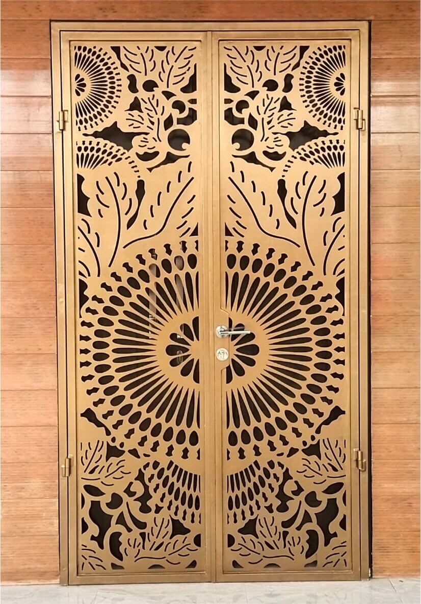 pintu besi lasercuting